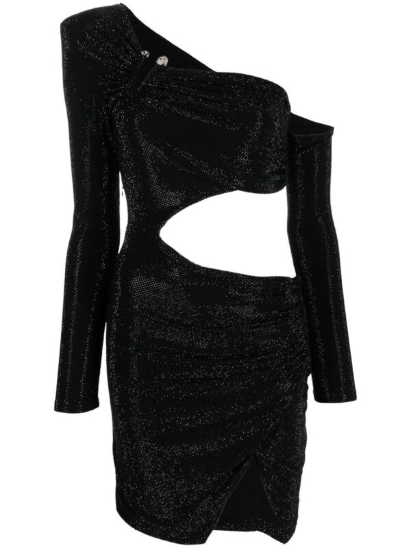 Philipp Plein  rhinestone cut-out dress