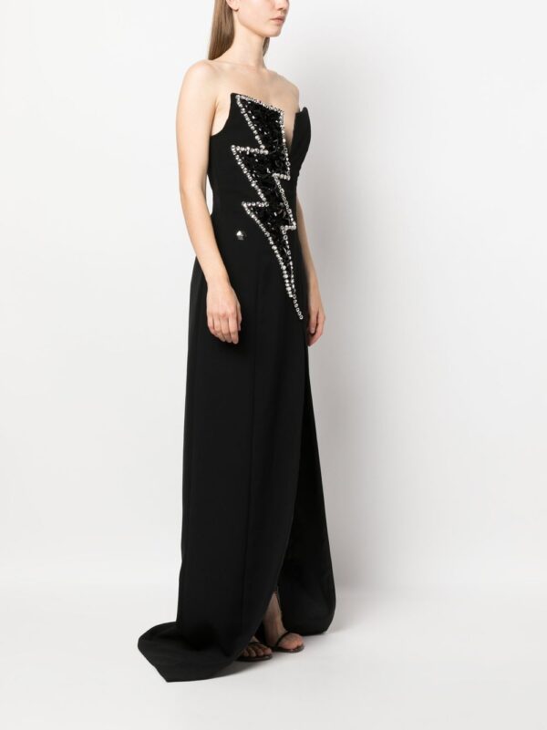 Philipp Plein Thunder crystal-embellished gown - Image 7