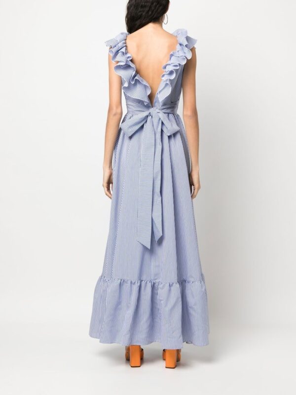 Philipp Plein ruffle detail maxi dress - Image 3