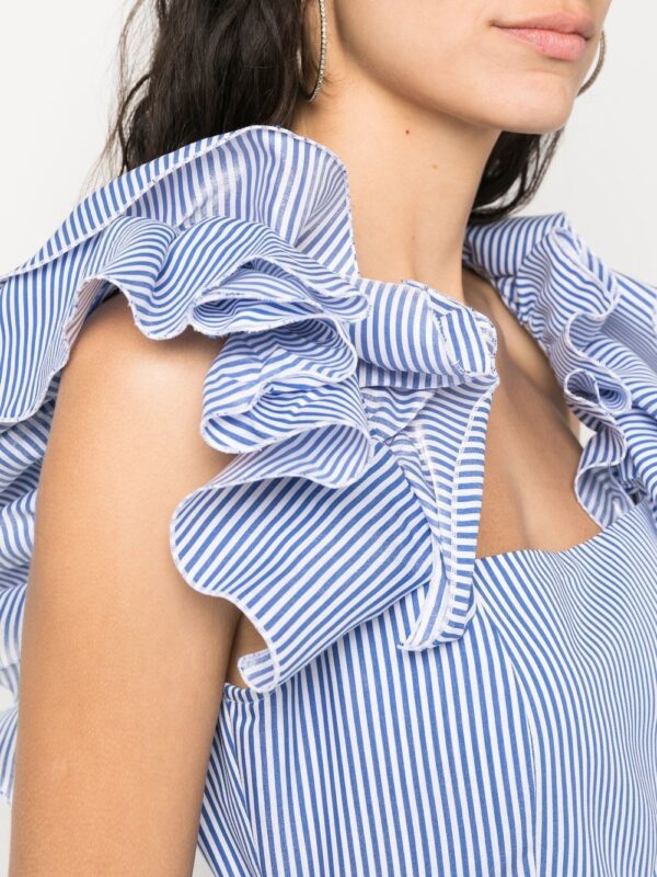 Philipp Plein ruffle detail maxi dress - Image 4