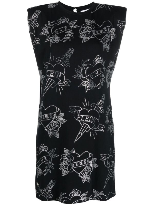 Philipp Plein graphic-print sleeveless mini dress