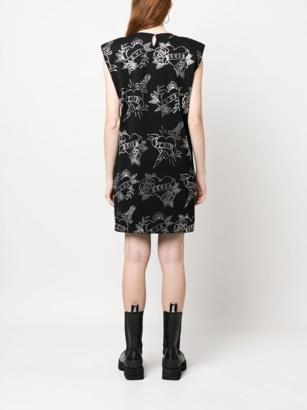 Philipp Plein graphic-print sleeveless mini dress - Image 2