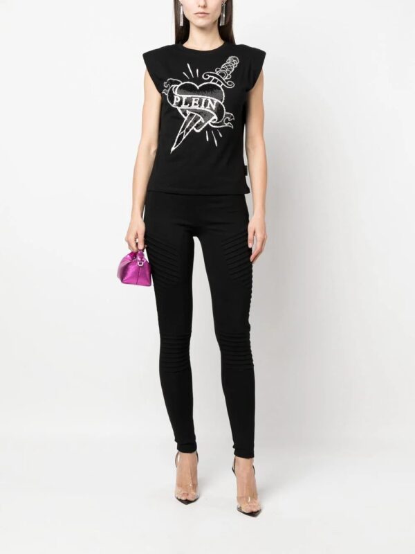 Philipp Plein  logo-plaque leggings - Image 2