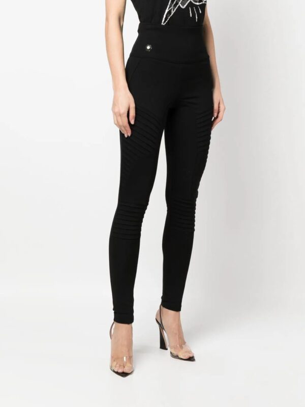 Philipp Plein  logo-plaque leggings - Image 3