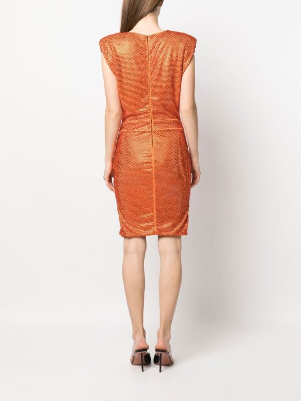 Philipp Plein rhinestone fitted dress - Image 5