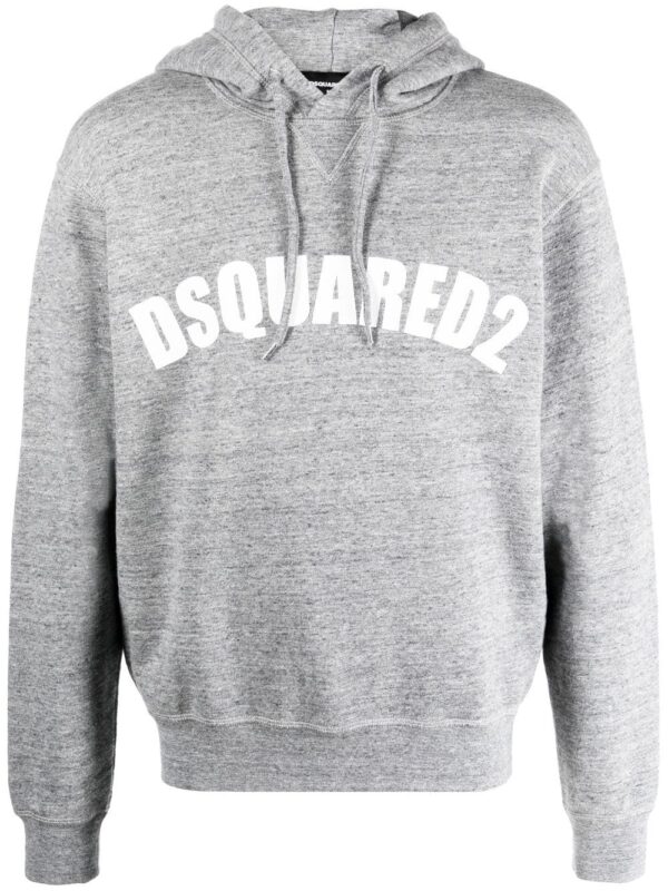 Dsquared2  drawstring logo-print hoodie