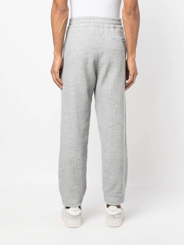 Emporio Armani  ribbed track pants - Image 4