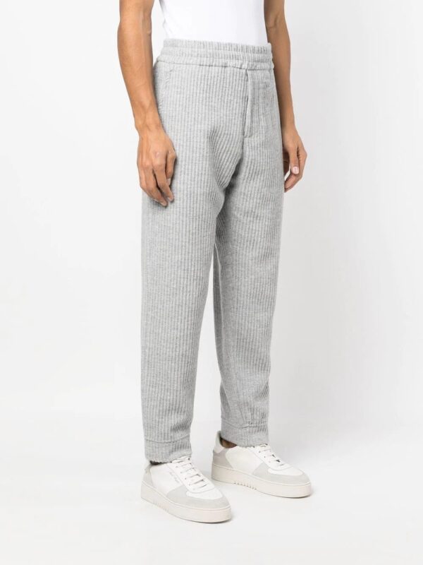 Emporio Armani  ribbed track pants - Image 3
