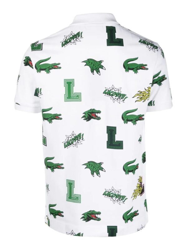 Lacoste all-over logo polo shirt - Image 2