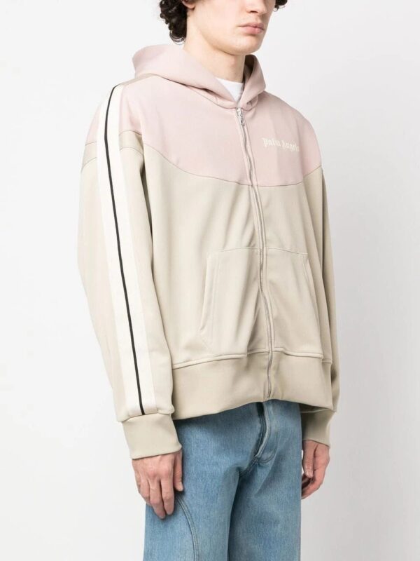 Palm Angels  panelled hooded track jacket - Image 3