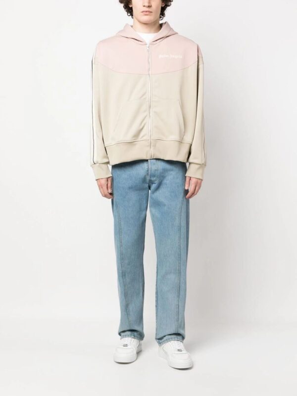 Palm Angels  panelled hooded track jacket - Image 2