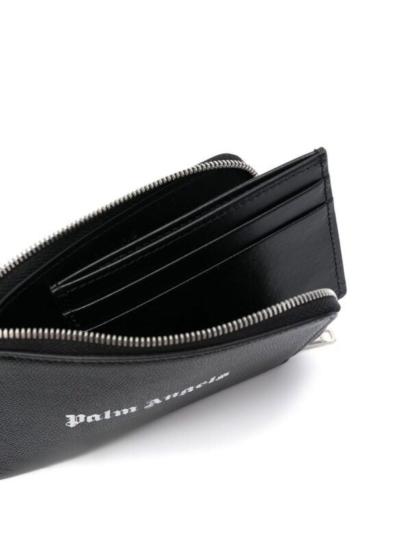 Palm Angels logo-print zip-fastening wallet - Image 3