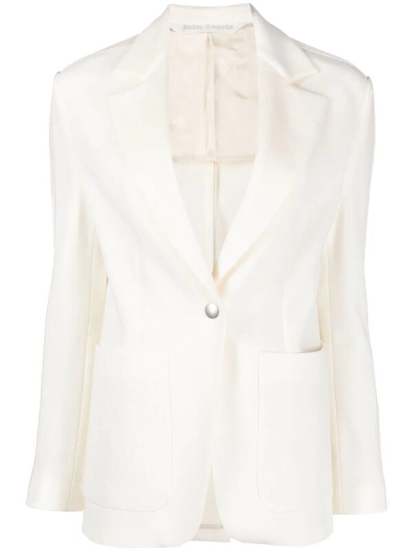 Palm Angels  side-stripe notched-lapels blazer