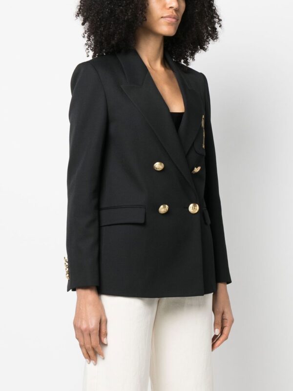 Palm Angels  palm-embroidered blazer - Image 5