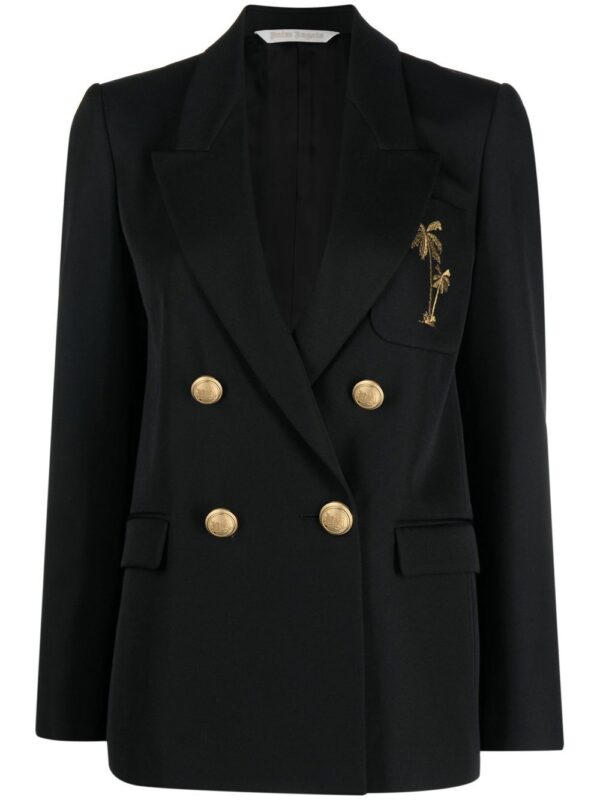 Palm Angels  palm-embroidered blazer