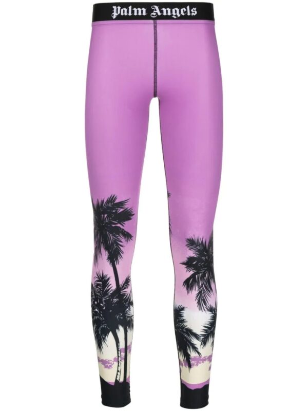 Palm Angels  Sunset logo-print leggings
