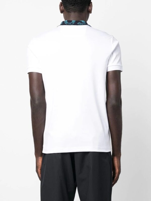 BOSS  embroidered-logo cotton polo shirt - Image 4