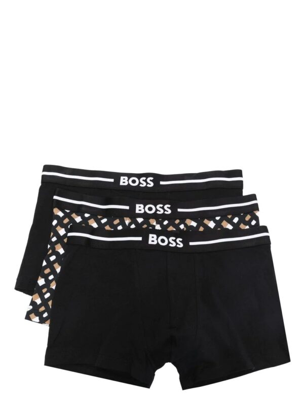 BOSS  logo print boxers
