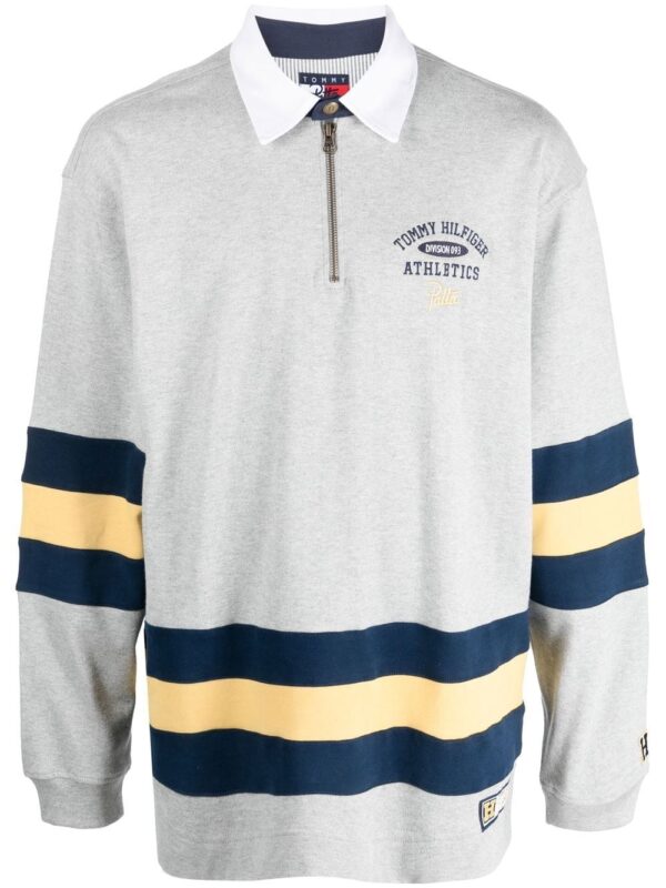 Tommy Hilfiger  embroidered-logo long-sleeve polo shirt