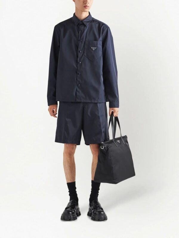 Prada  logo plaque shirt - Image 2