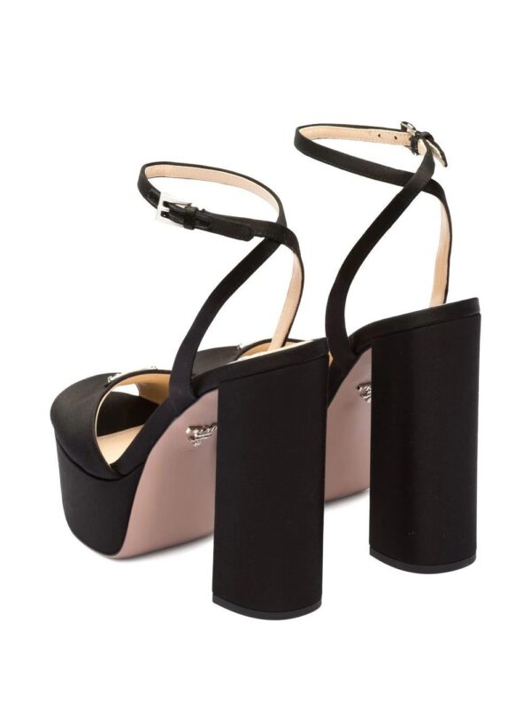 Prada satin platform 135mm sandals - Image 3