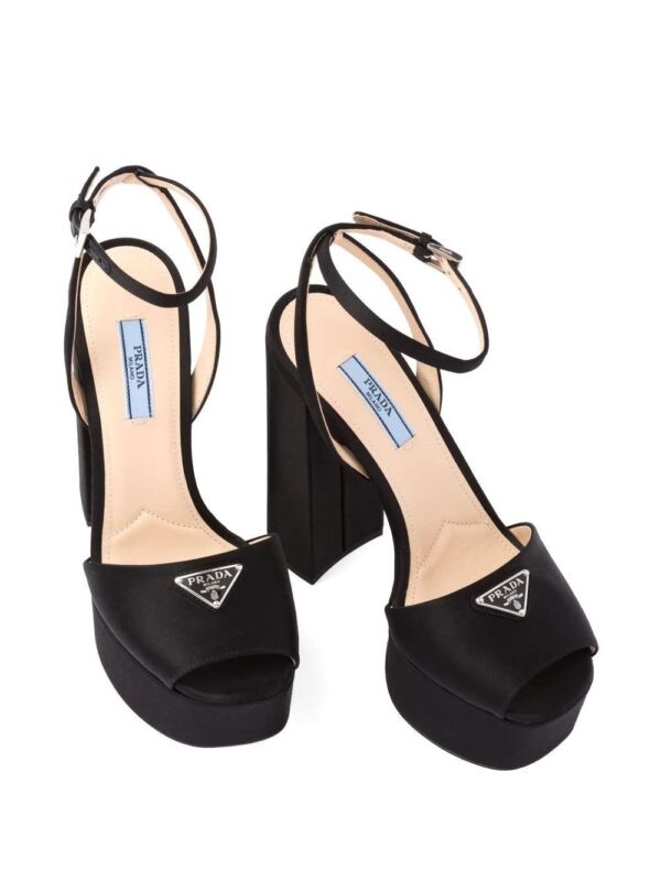 Prada satin platform 135mm sandals - Image 4