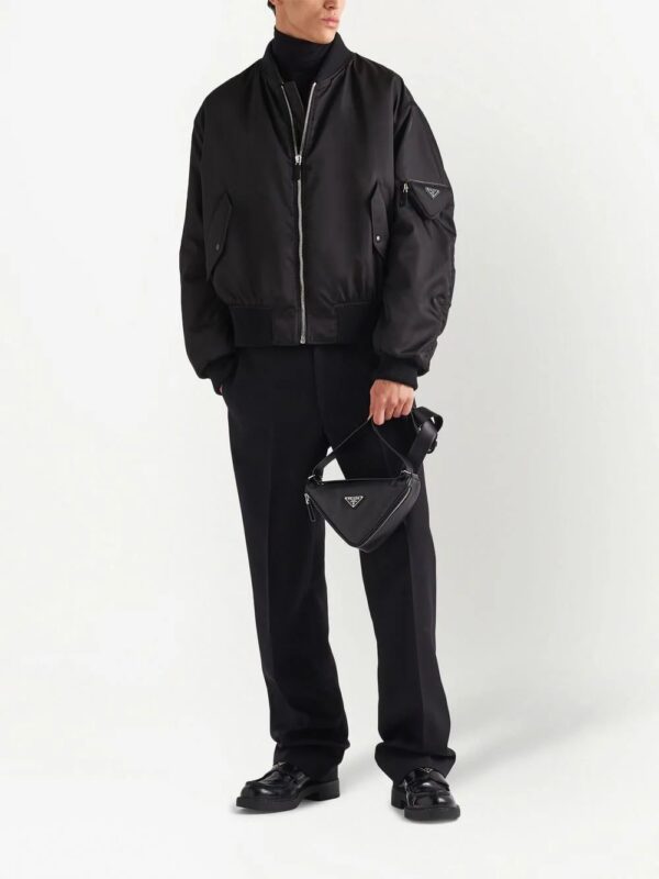 Prada  logo plaque bomber jacket - Image 2