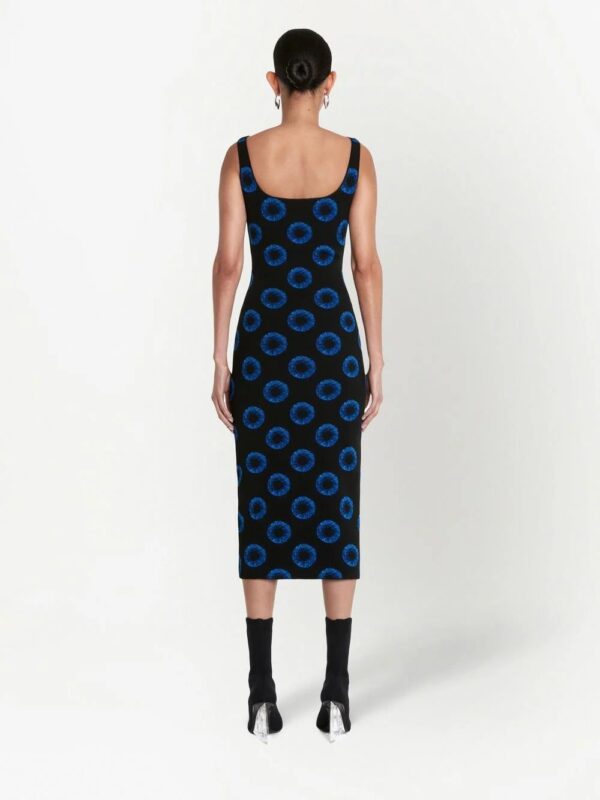 Alexander McQueen  intarsia knit Iris midi dress - Image 4