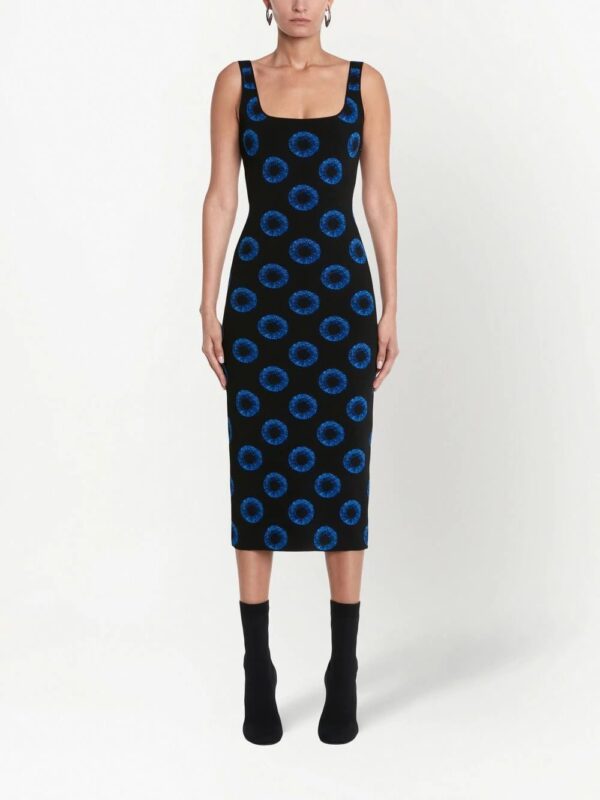 Alexander McQueen  intarsia knit Iris midi dress - Image 2
