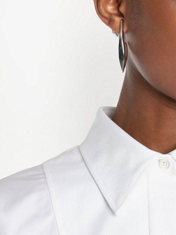Alexander McQueen  skull fastening polished-finish earrings - Image 2