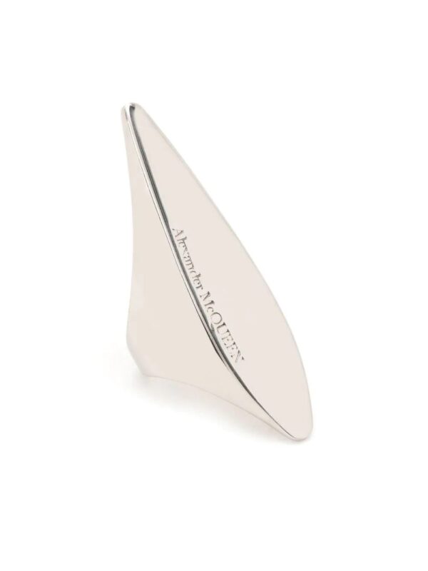 Alexander McQueen  Shard-shaped logo ring