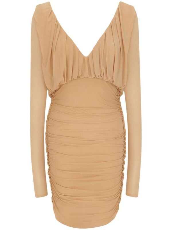 Saint Laurent V-neck minidress - Image 2