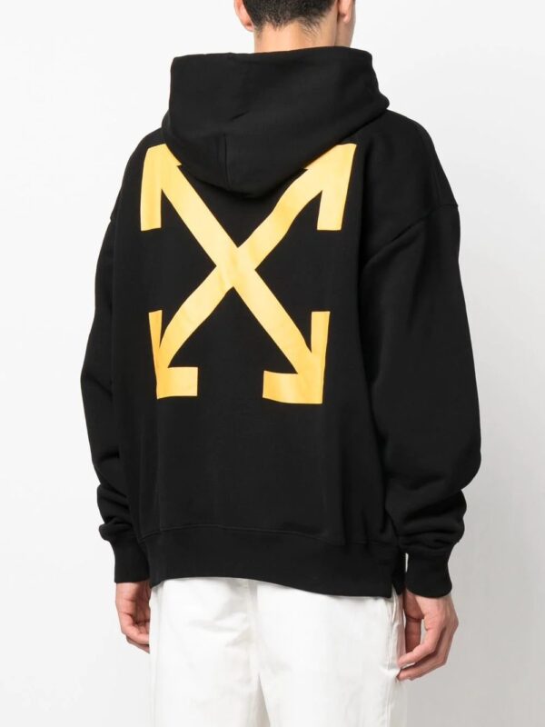 Off-White  Arrows Caravaggio print hoodie - Image 4