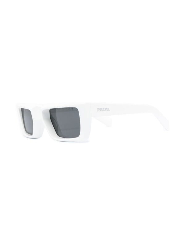Prada Eyewear logo-lettering rectangle-frame glasses - Image 2