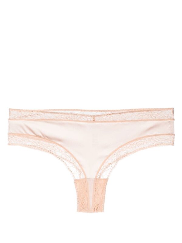 ERES  Osier lace-trim thong