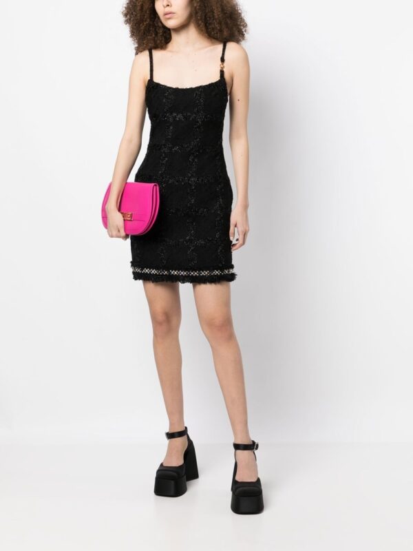 Versace Medusa Spiked tweed minidress - Image 2