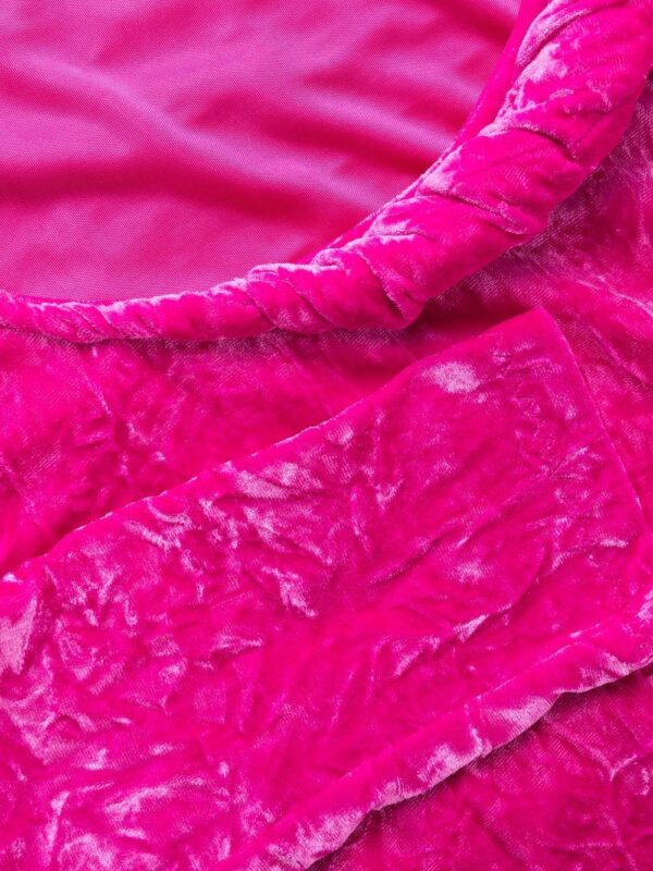 Versace rolled velvet minidress - Image 6