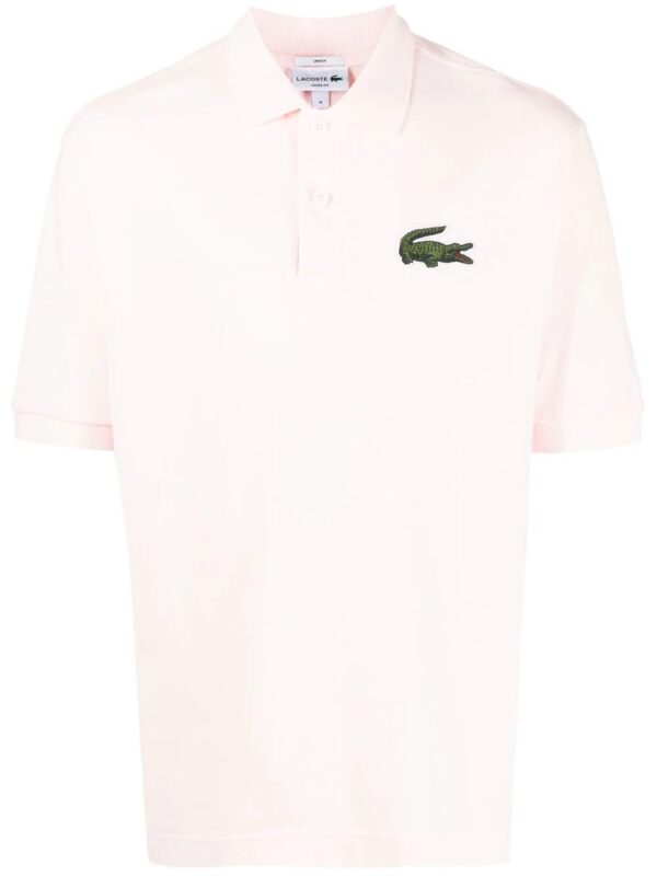 Lacoste  short-sleeved crocodile-patch polo shirt