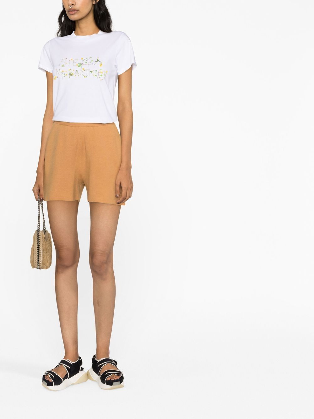 Stella McCartney floral logo-print T-shirt - Image 2