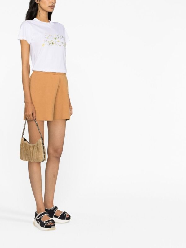 Stella McCartney floral logo-print T-shirt - Image 4