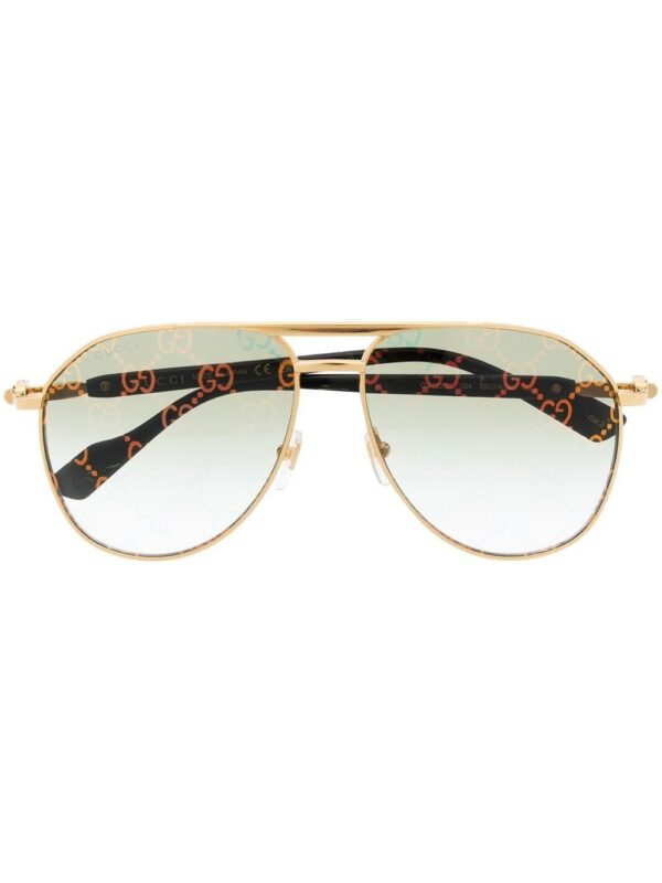 Gucci Eyewear pilot-frame tinted sunglasses