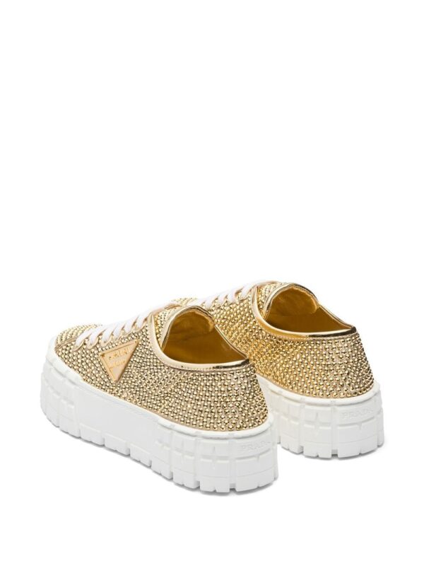Prada Double Wheel studded sneakers - Image 3