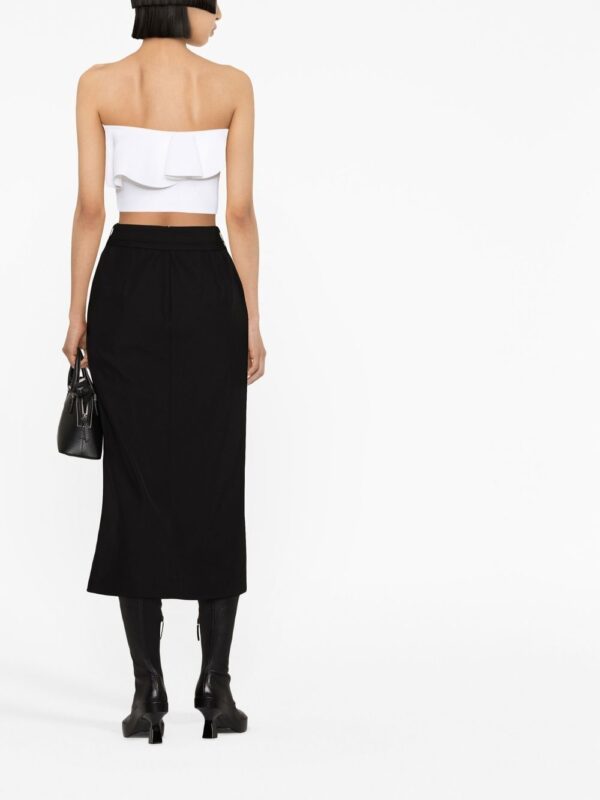 Alexander McQueen  belted-waist mid-length skirt - Image 3