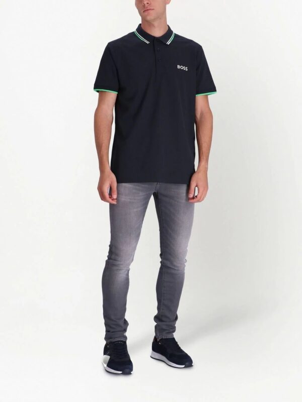 BOSS  embroidered-logo polo shirt - Image 2