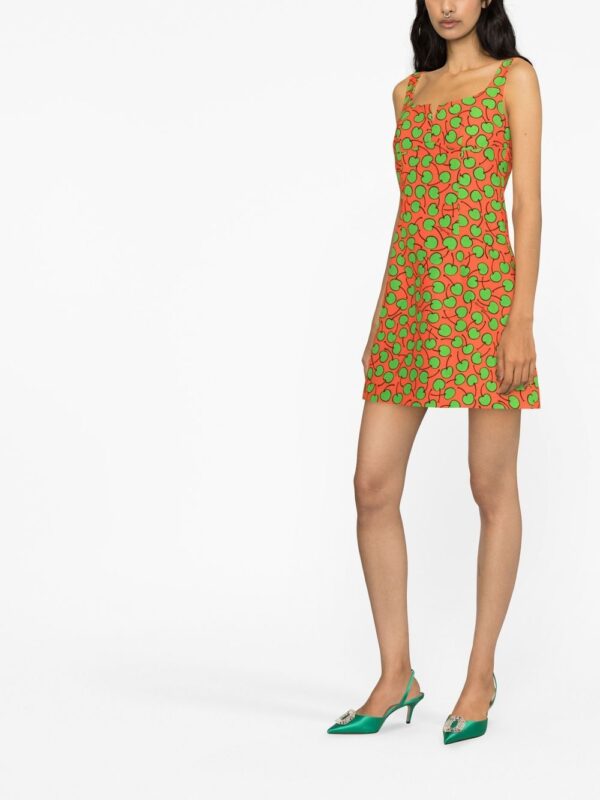 Moschino cherry-print mini dress - Image 4