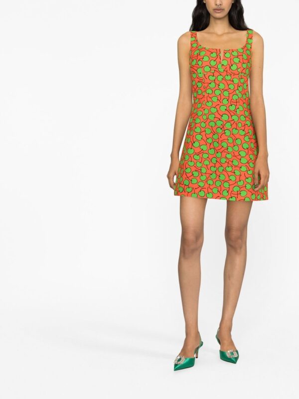 Moschino cherry-print mini dress - Image 2
