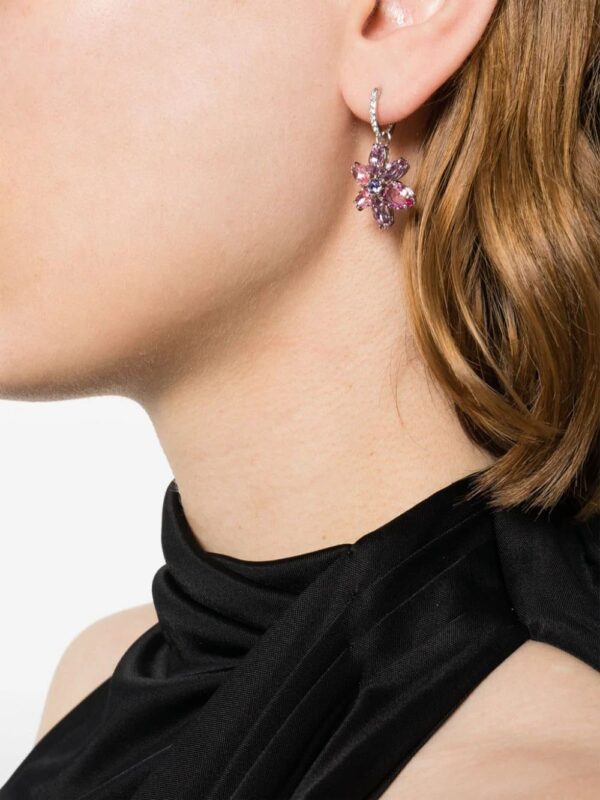Swarovski  Gema flower drop earrings - Image 2