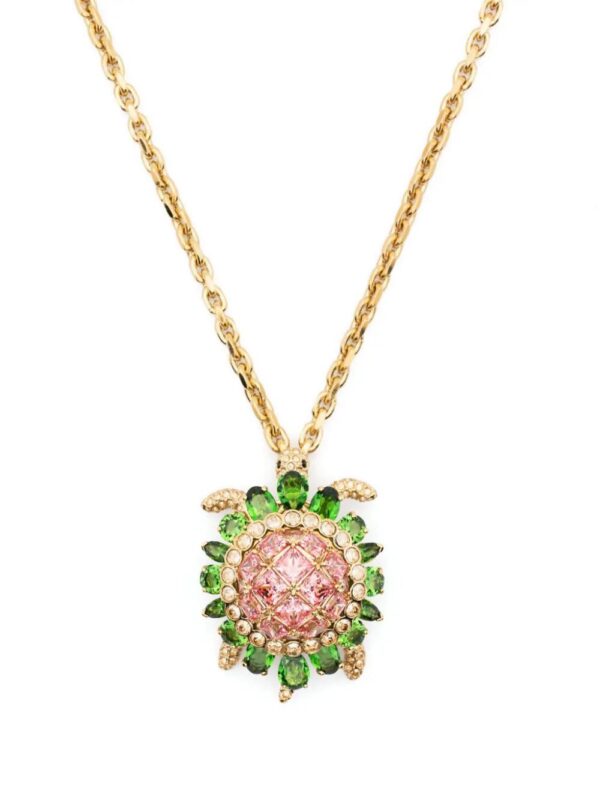 Swarovski  Idyllia turtle-pendant necklace
