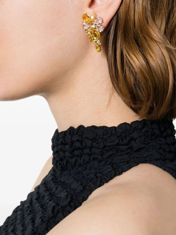 Swarovski  Gema flower drop earrings - Image 2