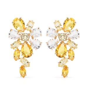 Swarovski  Gema flower drop earrings